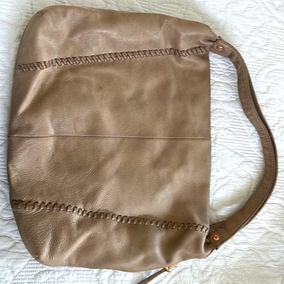 Hobo purse shimmery leather with rose gold - Picture 8 of 8